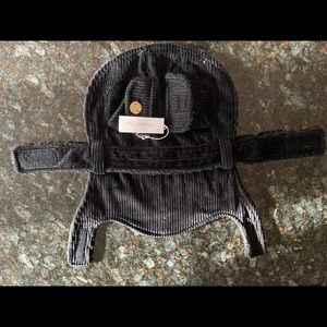 Sebastian Says Corduroy Dog Coat - Black